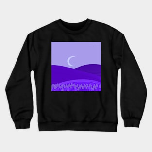 Lavender Night Crewneck Sweatshirt